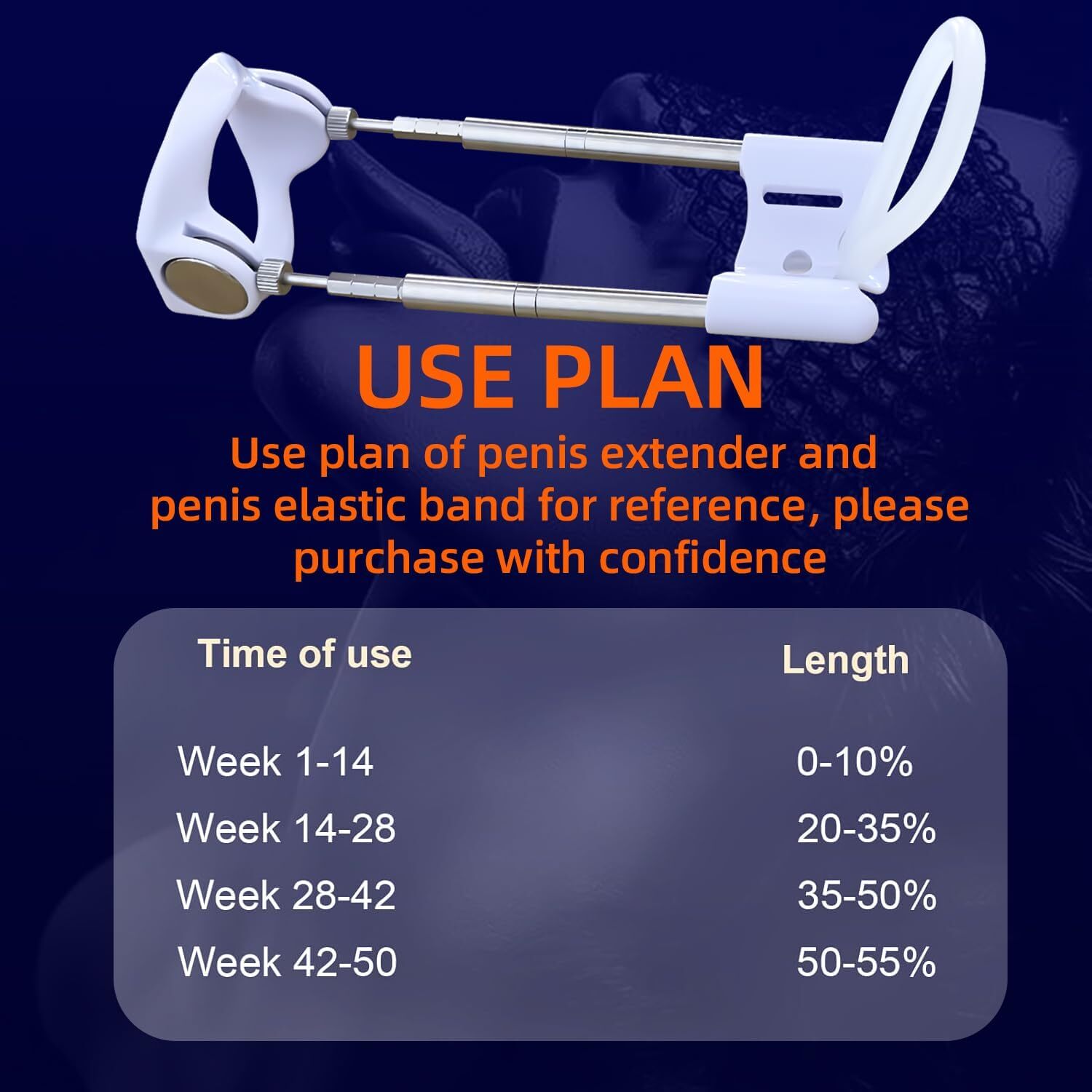 Wearable Penis Extender Stretcher Penis-Enlargement Adjustable Stretch Device