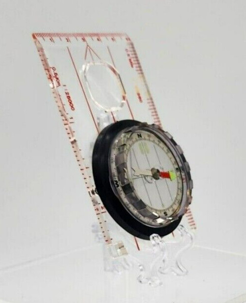 Multiuse Clear Rotating Bezel Floating Needle 1:26000 Scale Navigation Compass