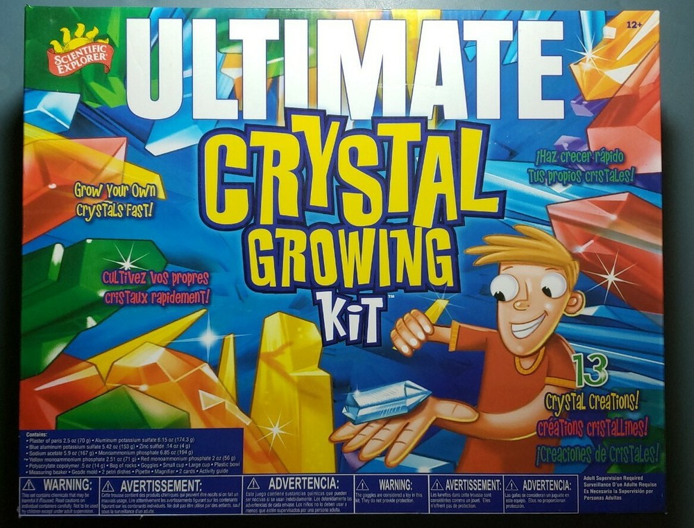 Scientific Explorer's Ultimate Crystal Growing Science Kit