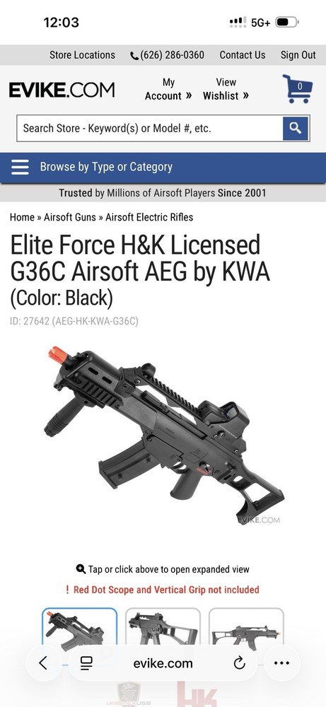 Airsoft g36c