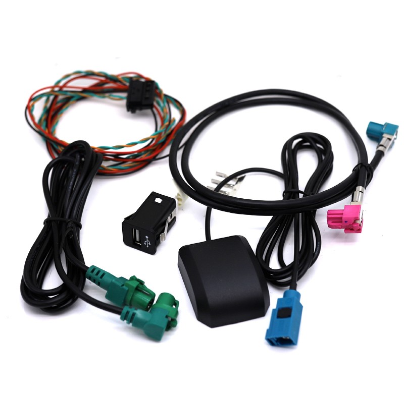 Retrofit CIC Navigation SAT NAV COMBOX cable CID kit For BMW E60 E61 E63 M5 M6 6