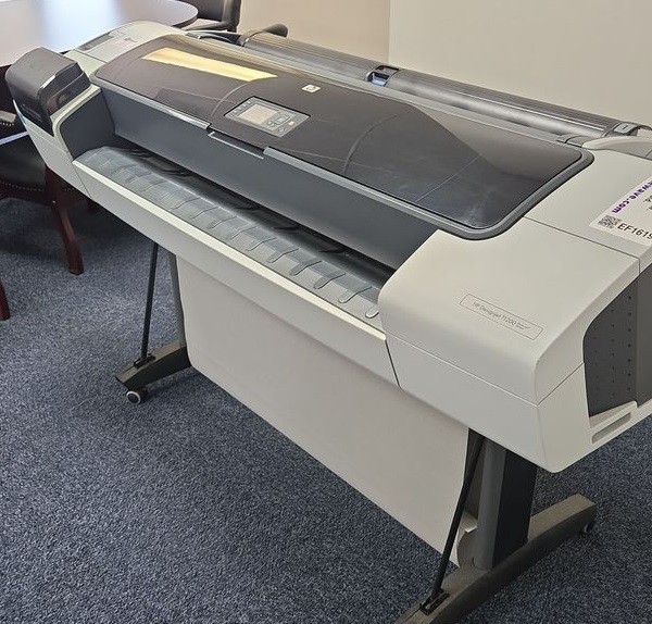 HP Designjet " T1100 " wide format printer plotter guaranteed T1200 ps clean