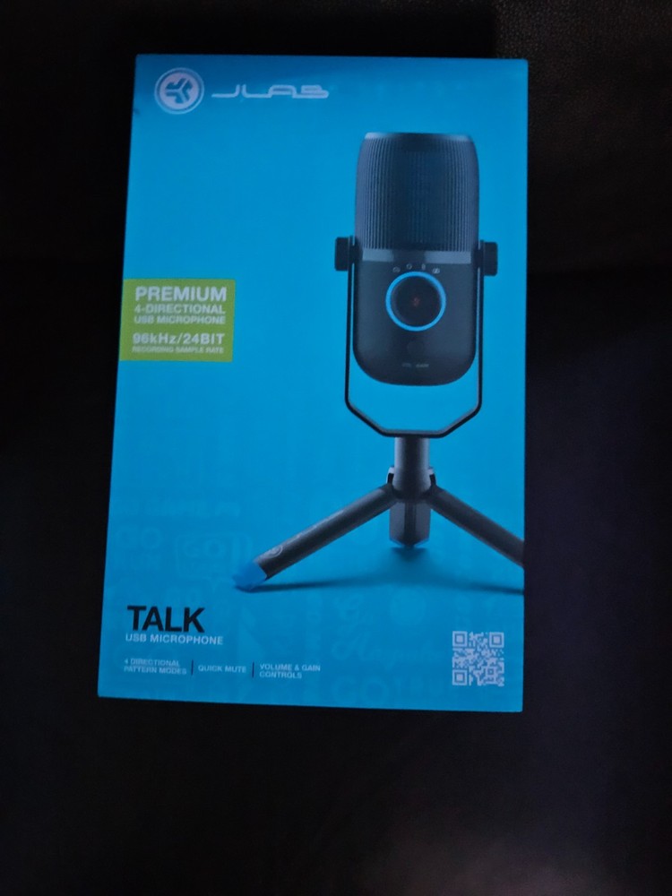 JLab TALK Professional Plug & Play USB Microphone 96kHz/24BIT 4 Directional