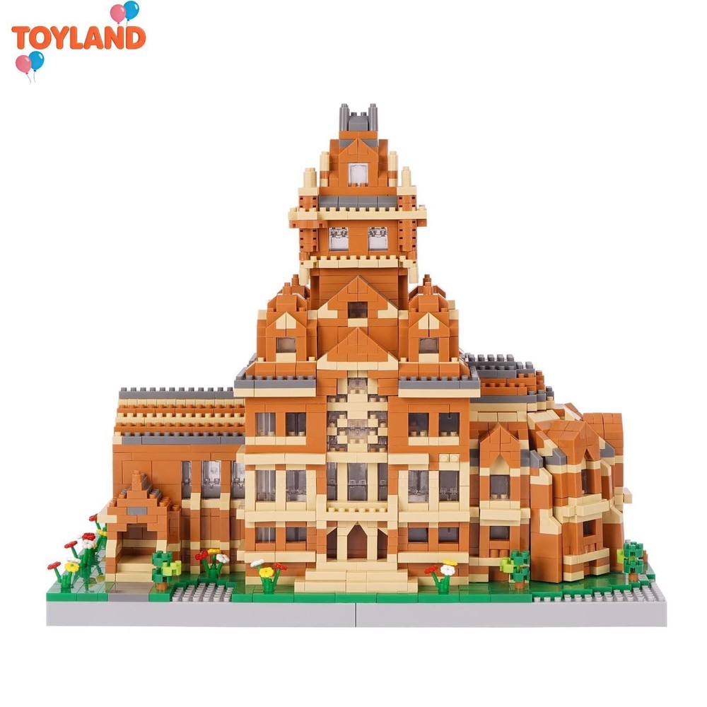 Mini Building Blocks World-Famous College Architectural Model Micro Mini Bloc...
