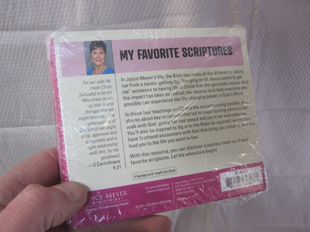 TBN Special Edition Joyce Meyer Power Thoughts & My Favorite Scriptures CDs