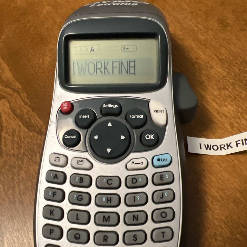 DYMO PortableLetratag 100H Printer Handheld Label Maker Machine only