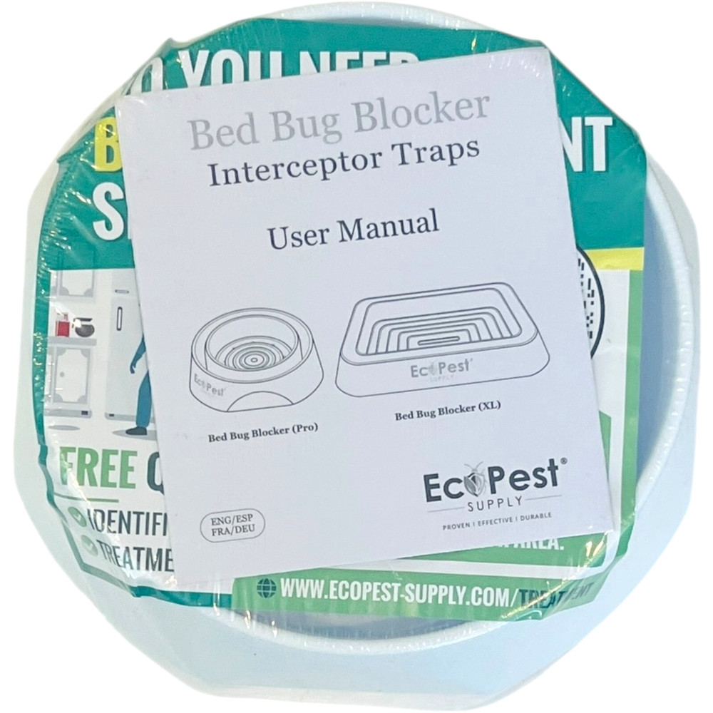 EcoPest Bed Bug Blocker Interceptor Traps - 8 Pack