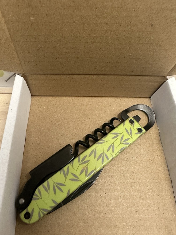 Techno Corkscrew, Leafy Bottle Opener