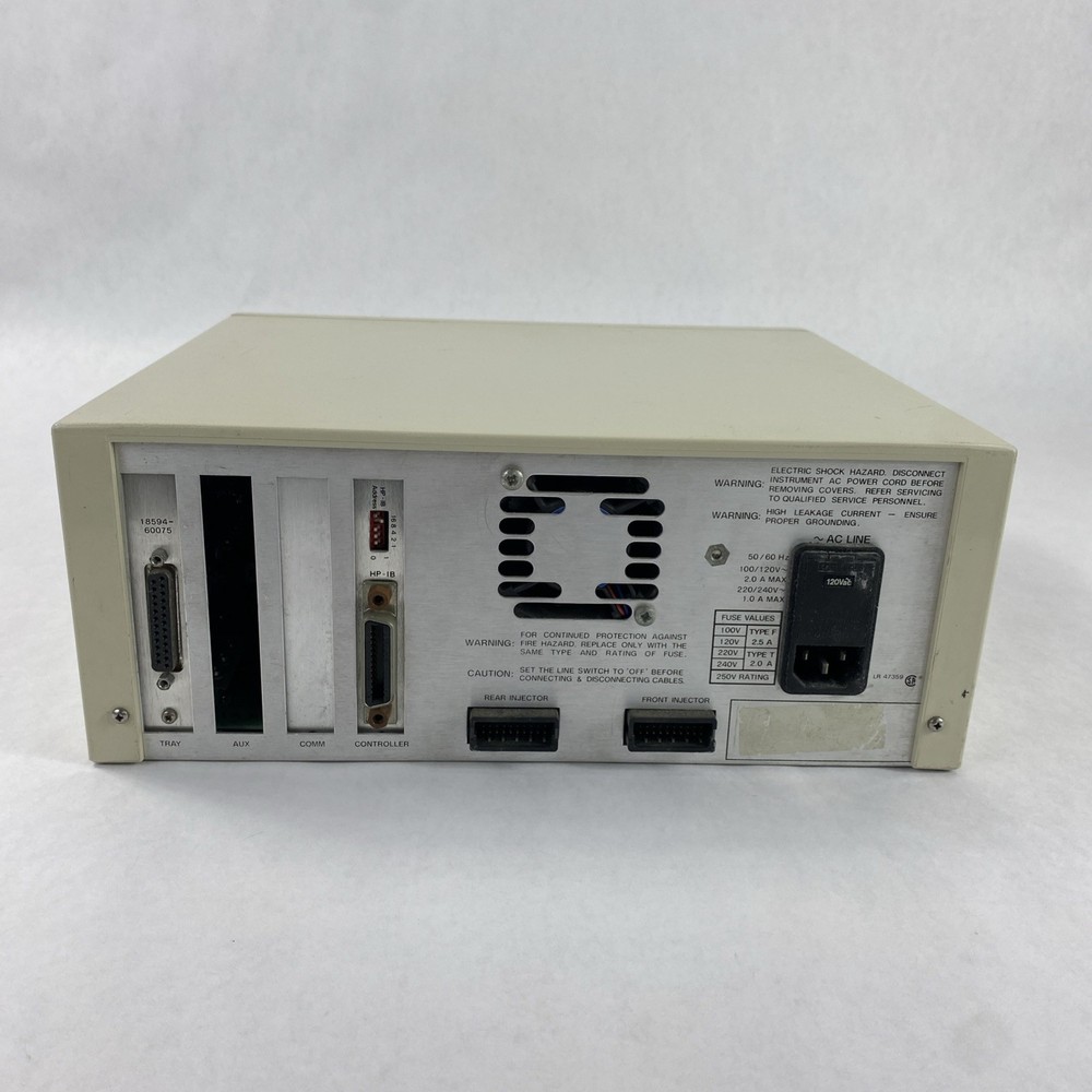 HP 18594B 7673 Autosampler Controller Module w/ Power Cord