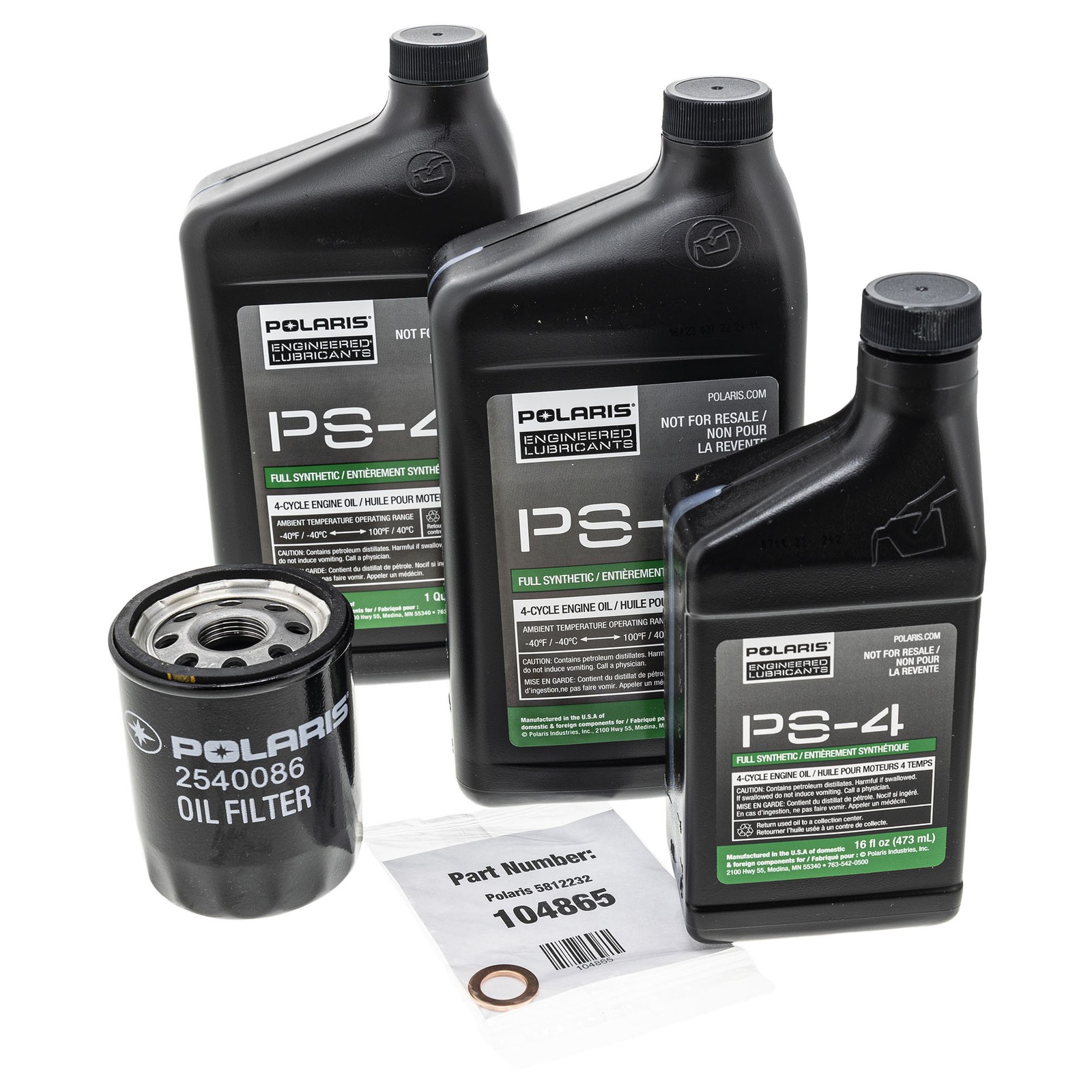 Polaris 2830544 ORV Maintenance Kit 2016-2022 General 4 & 1000