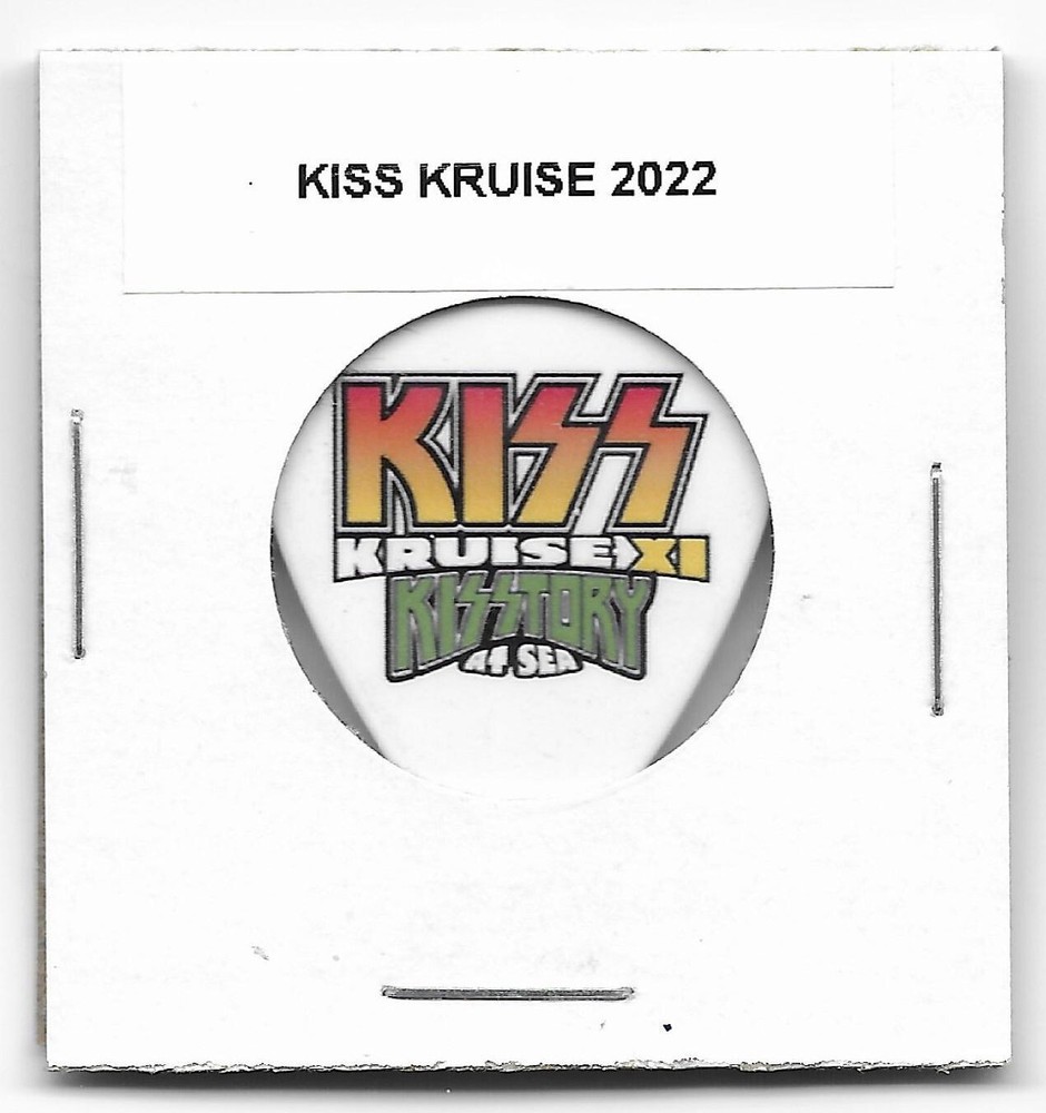 2022 KISS Kruise XI Eric Singer Guitar Pick A