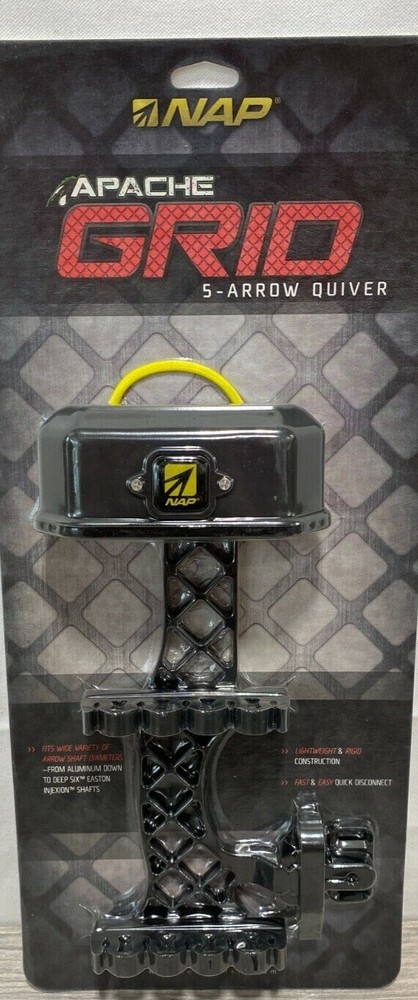 NAP Apache Grid 5 Arrow Quiver Black