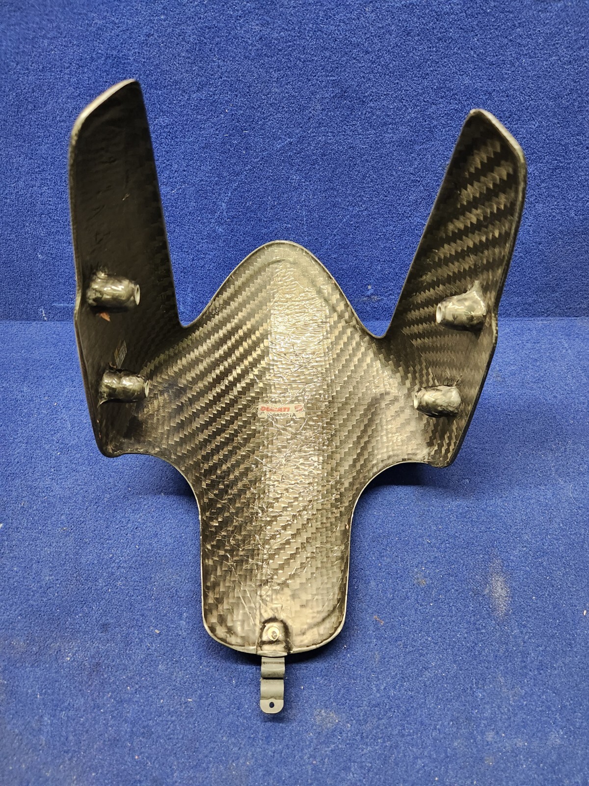 Ducati Performance Carbon Matte front Mudguard Fender 1312 96980821A