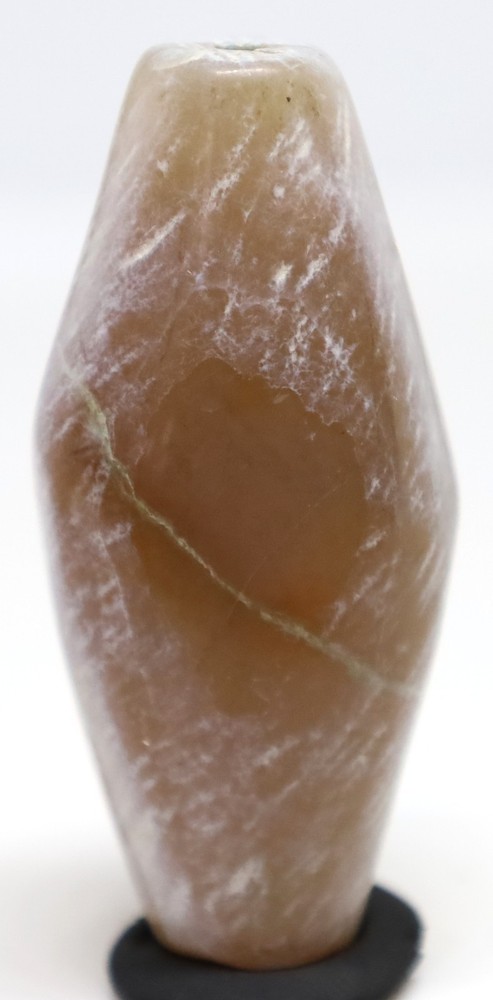 Large Ancient Central Asian Banded Agate Stone Bead with Rare Pattern