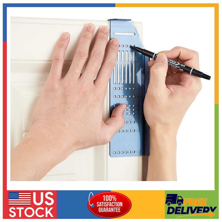 Cabinet Hardware Jig Drill Template for Knobs and Handles Drawer Pull Guide Tool