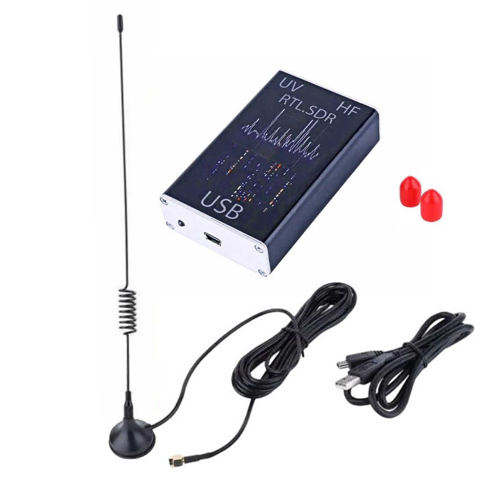 UV HF RTL-SDR USB Tuner Receiver/R820T+8232 Ham Radio 100KHz-1.7GHz Full Band