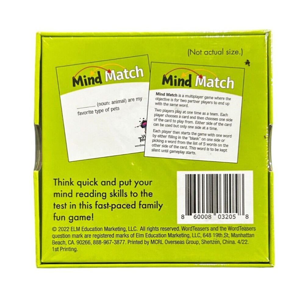 WORD TEASERS Mind Match