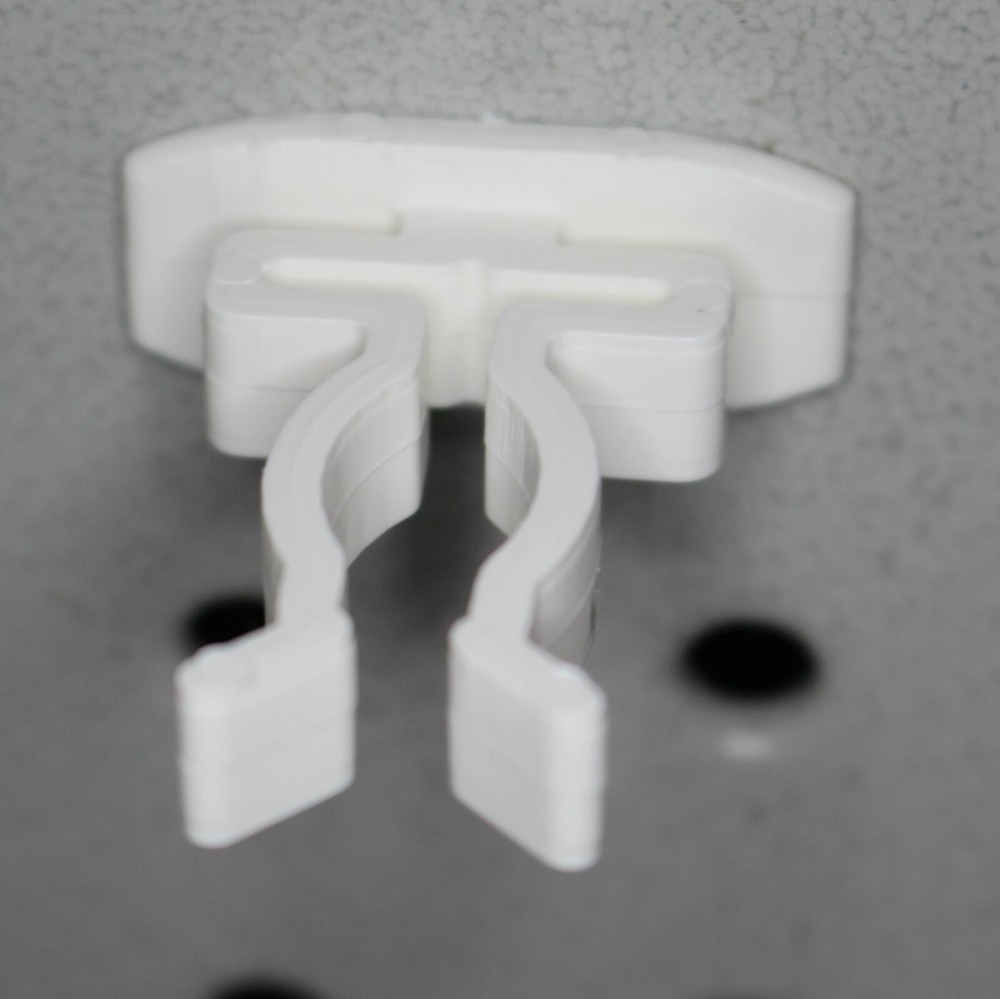 White Spring Style Multi-Purpose Tool Holder for Pegboard NO Pegboard Included