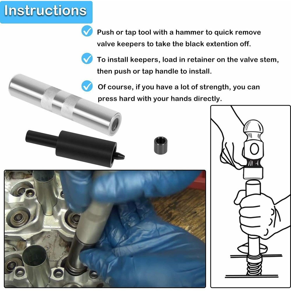 36050 Valve Keeper Remover & Installer Kit Valve Spring Compressor Retainer Tool