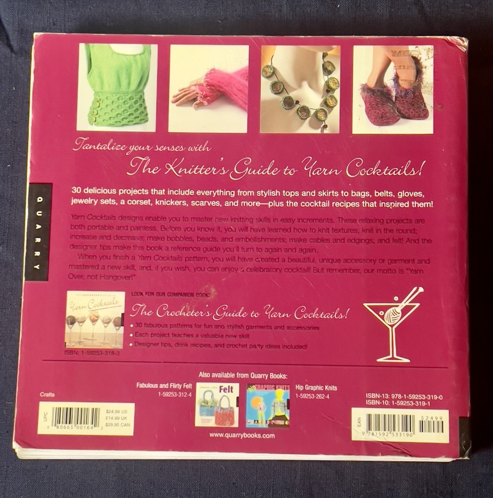 Yarn Cocktails Knitting Pattern Book