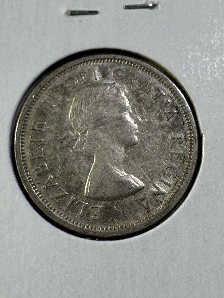 1962 Canada 25 Cents Silver Coin Cleaned