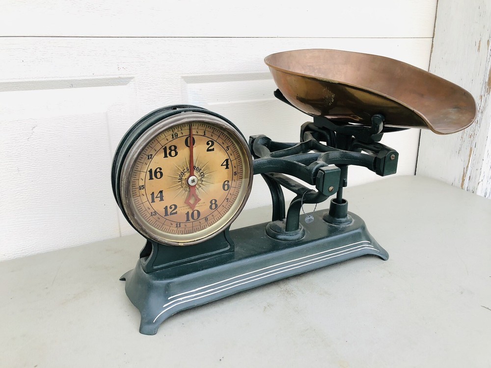 VINTAGE Jacobs Bros Scale 2 Sided General Store