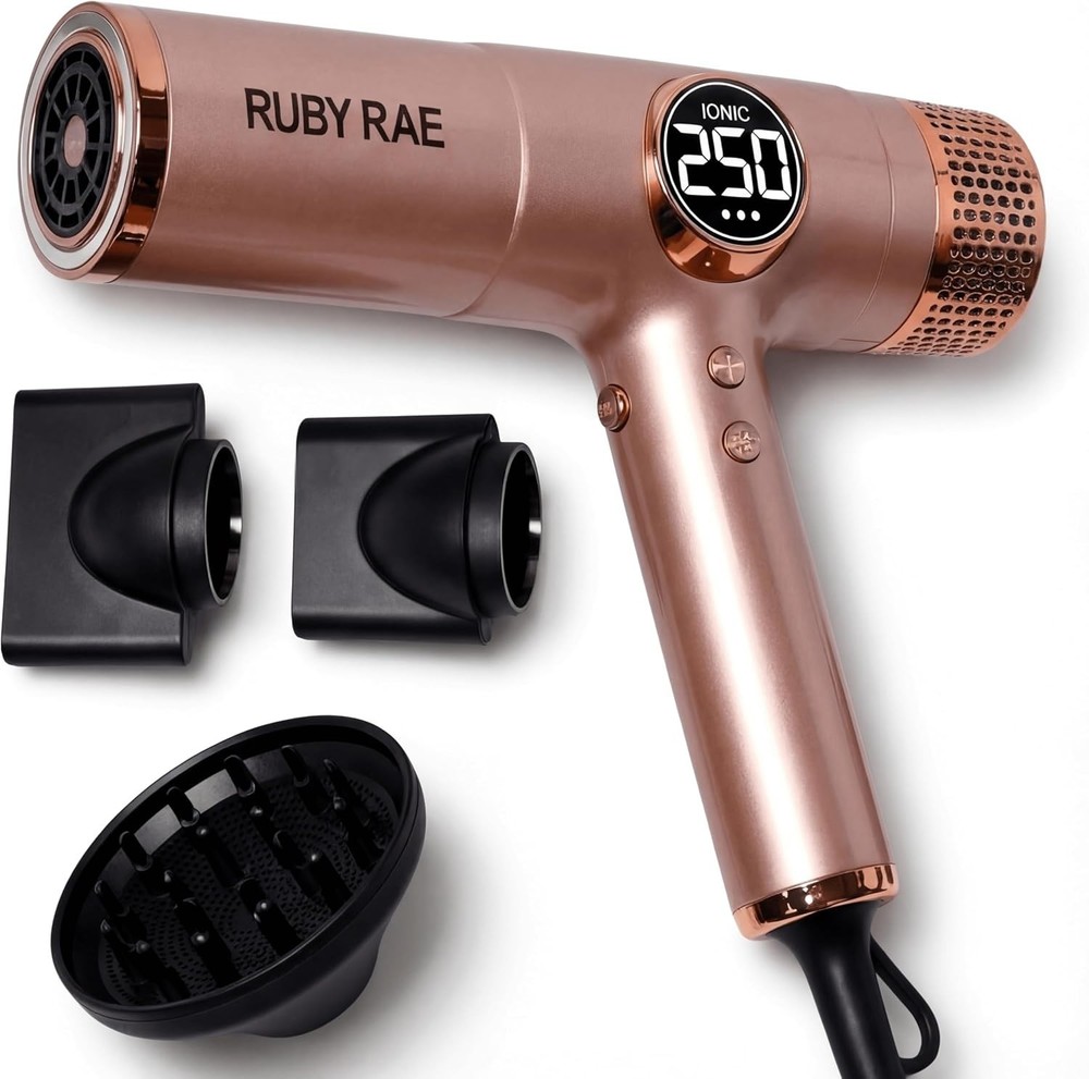 Ruby Rae Ionic Technology 2000 Watt Professional Hair Dryer New In Box
