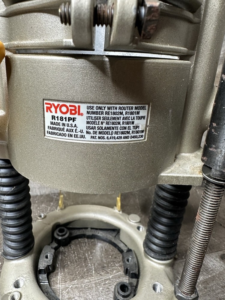 RYOBI ROUTER BASES R181PF FIXED BASE