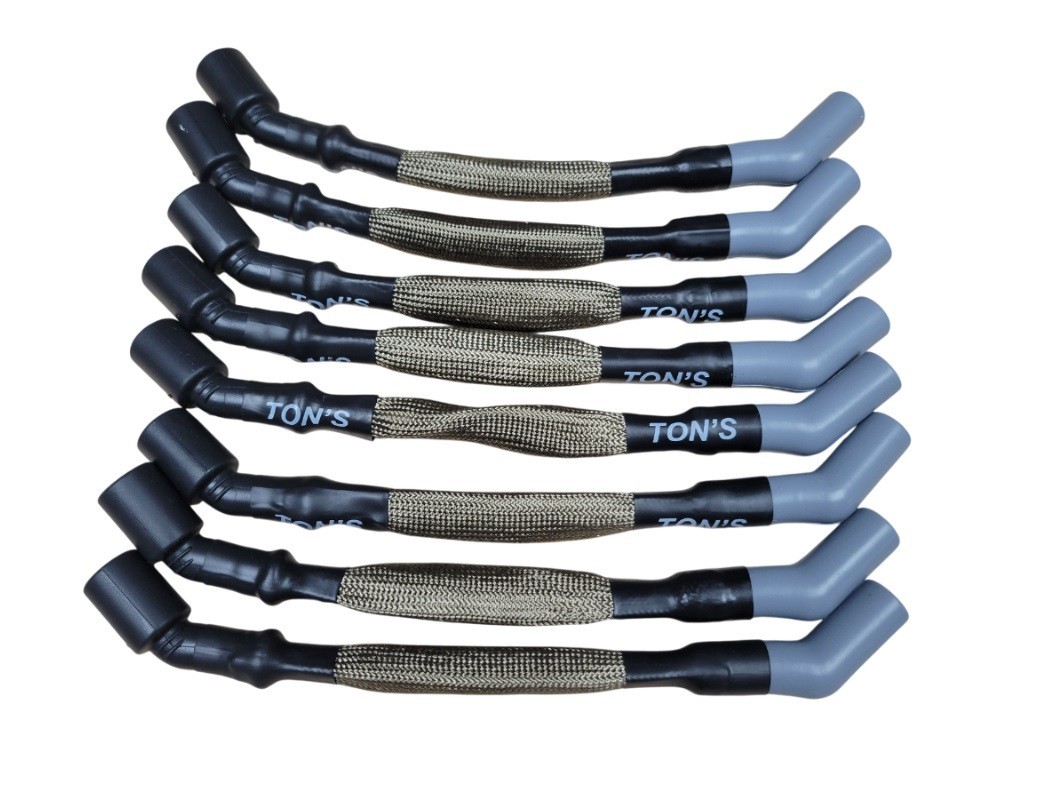 10mm Sleeved Titanium Spark Plug Wires CHEVY GMC LS LS1 VORTEC 4.8 5.3 6.0 6.2