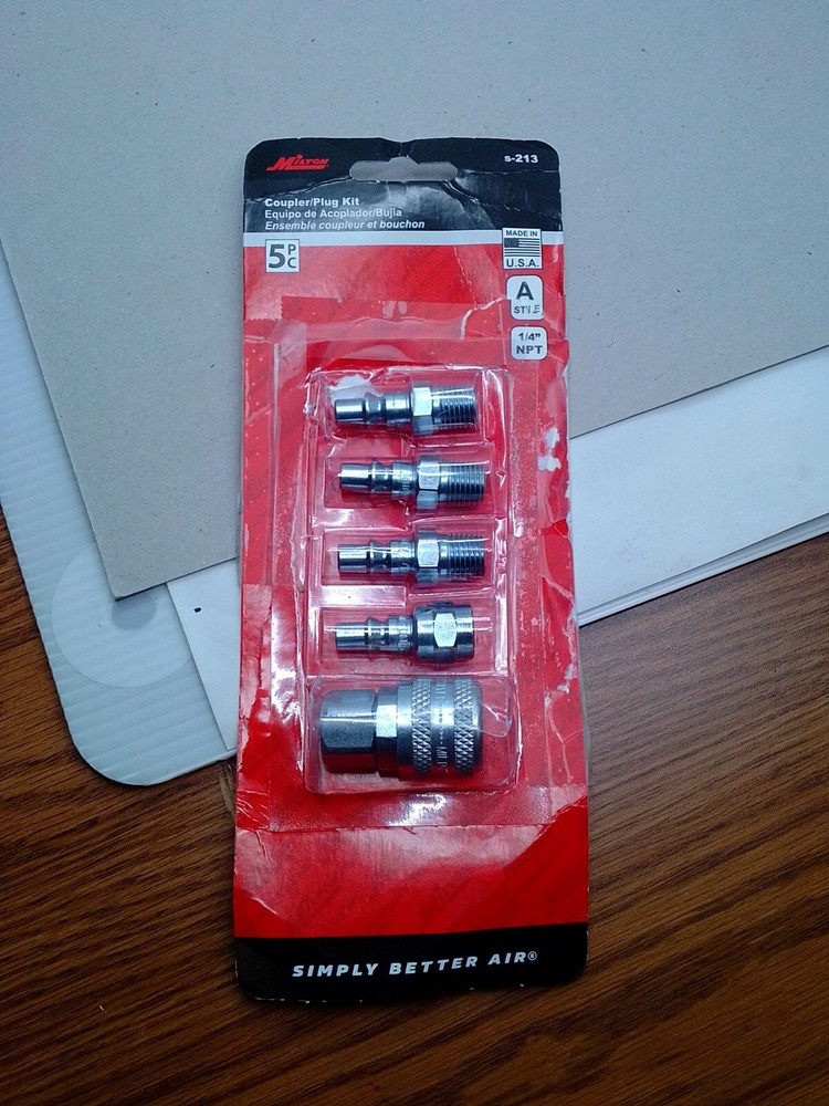 Milton Coupler/ Plug Kit 5 pc