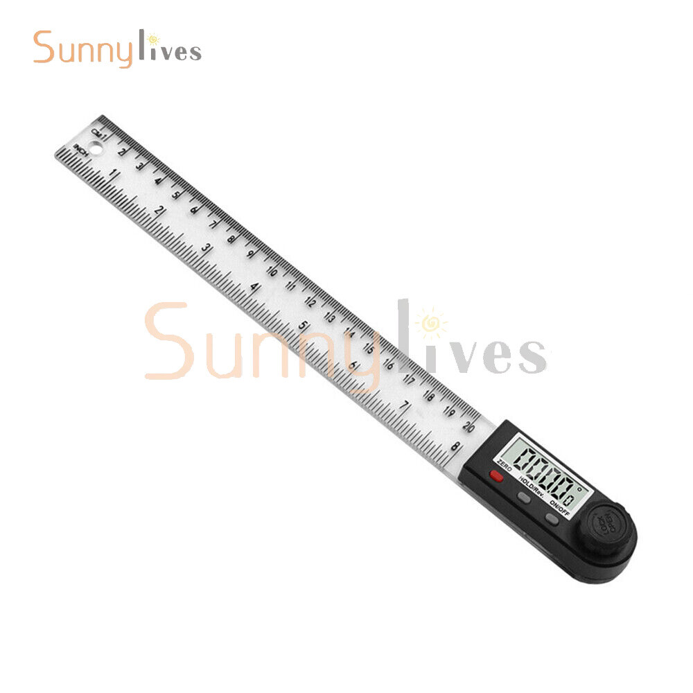 Digital Protractor Angle Ruler Finder Meter 0-360° Goniometer Measuring Tool