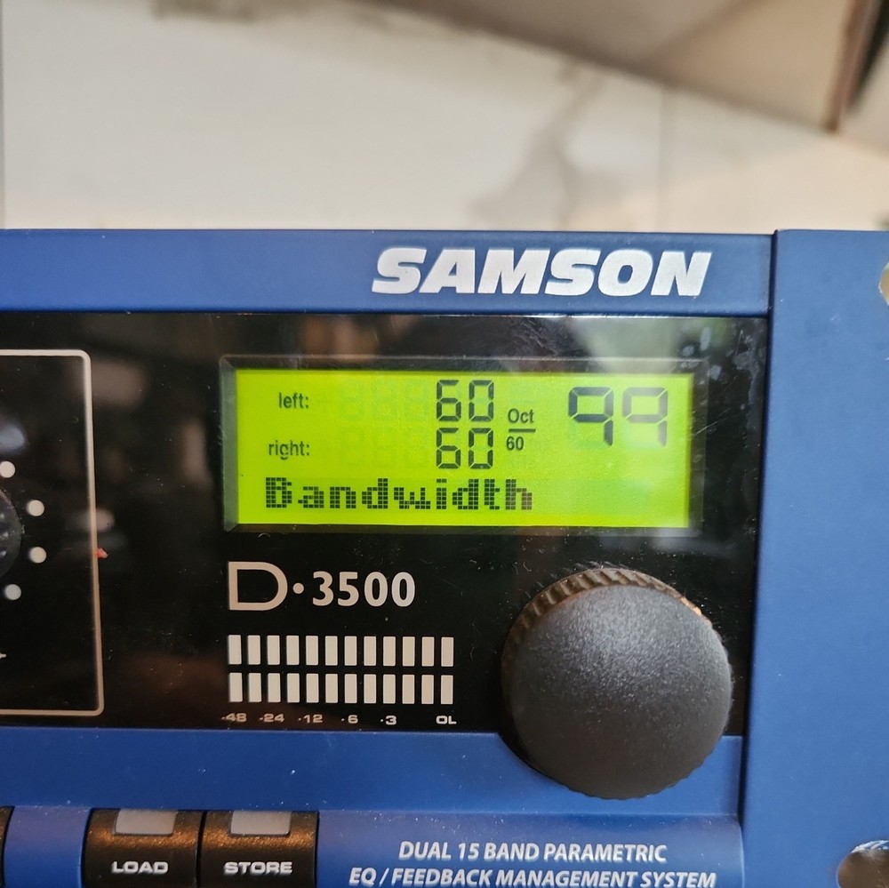 SAMSON D-3500 🌈RaRe🌈 Parametric Equalizer/feedback management system