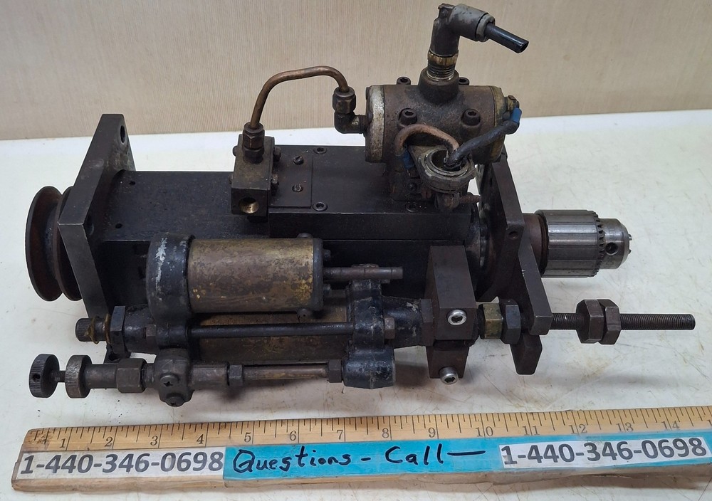 Automatic Drill/Tapping Head Spindle Assembly Schrader Bellows Pneumatic Control