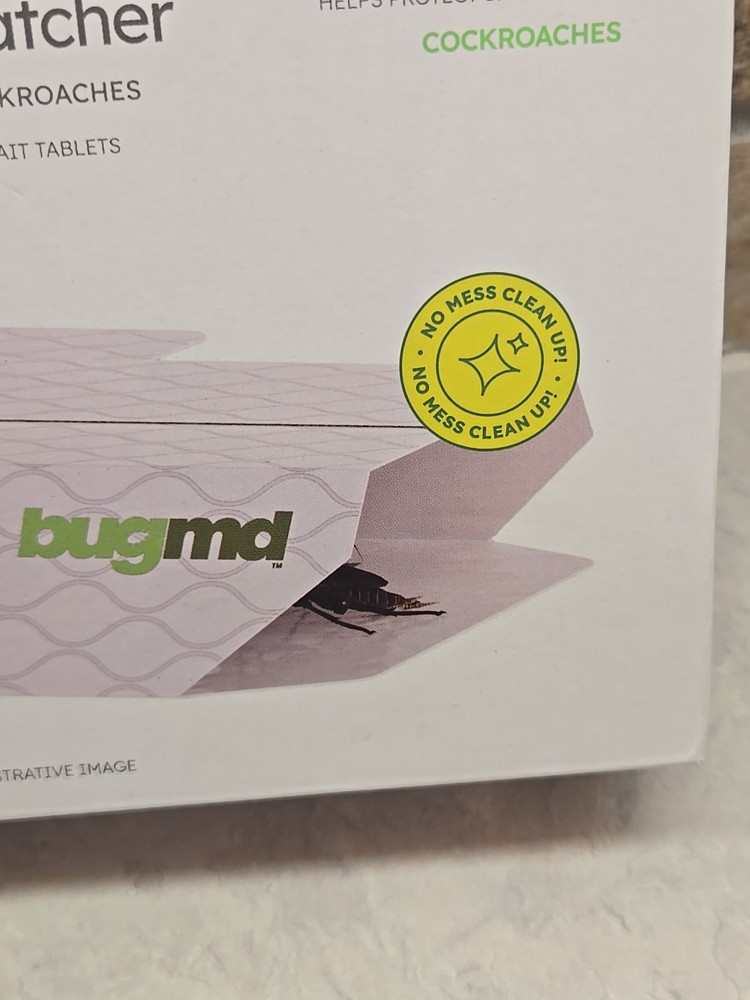 BugMD Cockroach Catcher (12Pack), Cockroach Killer Indoor Insect Trap Roach Trap
