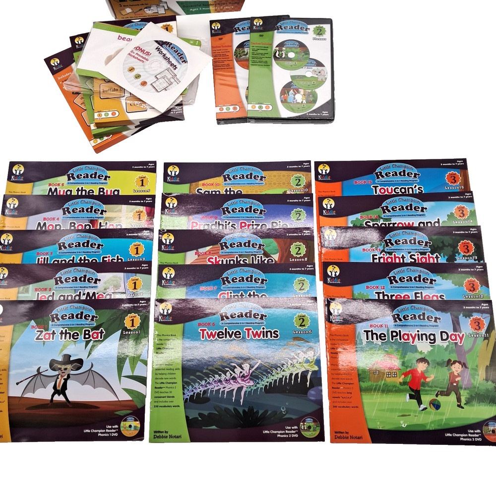 PARTIAL SET Little Champion Reader Comprehensive Reading Program Homeschool LOT