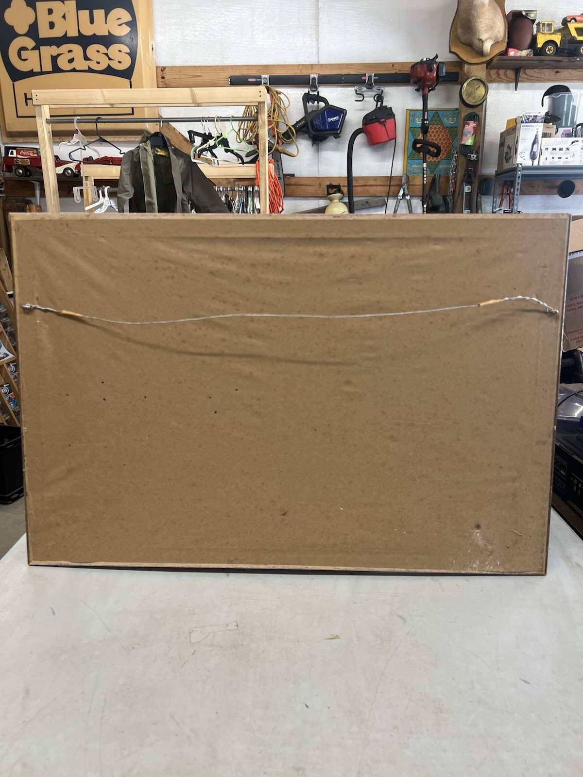 Vintage Orange Crush & Milk Advertising Poster Nicely Framed 1950's