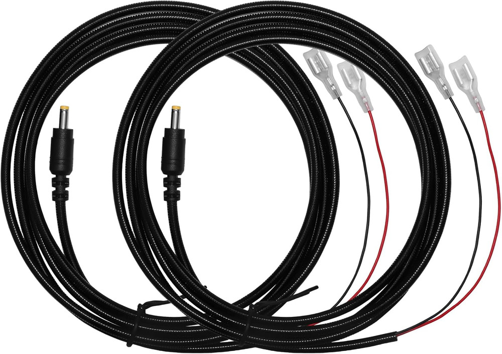 2 Pcs Durable Chew-Resistant Power Cable for Trail Camera,Compatible With...
