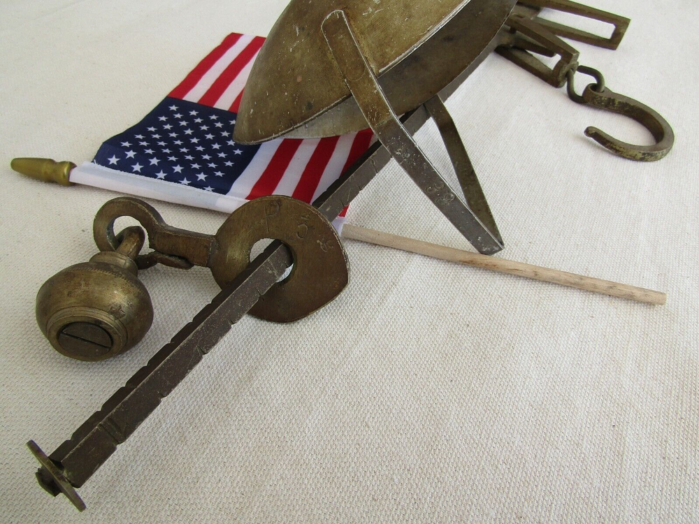 Antique Brass Hanging Balance Scale