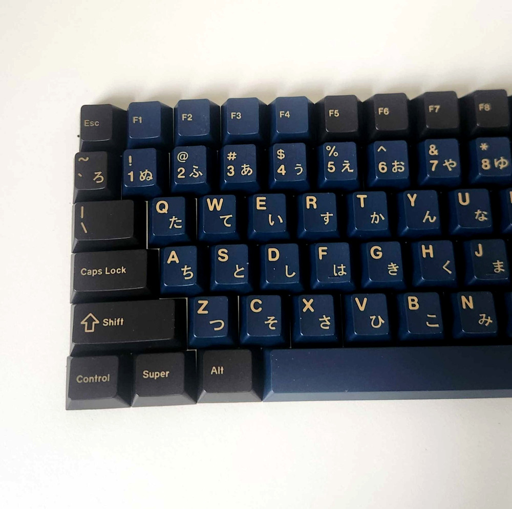 DROP + GMK RedSuns Blue Samurai Base Keycap Set — 84 Keys • Cherry Profile •