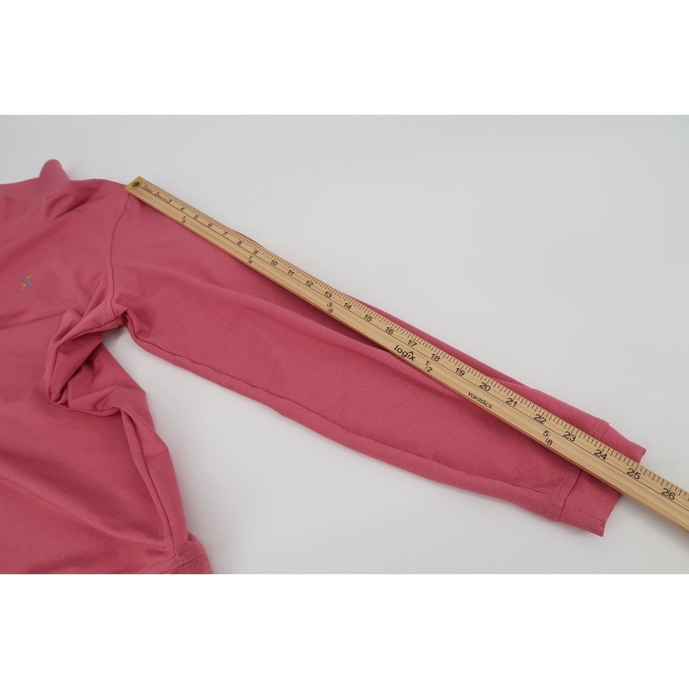 Peter Millar Melange Performance 1/4 Zip Pullover Mens Medium Red Stretch