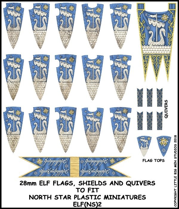 Oathmark: Elf Banner and Shields 2 by North Star