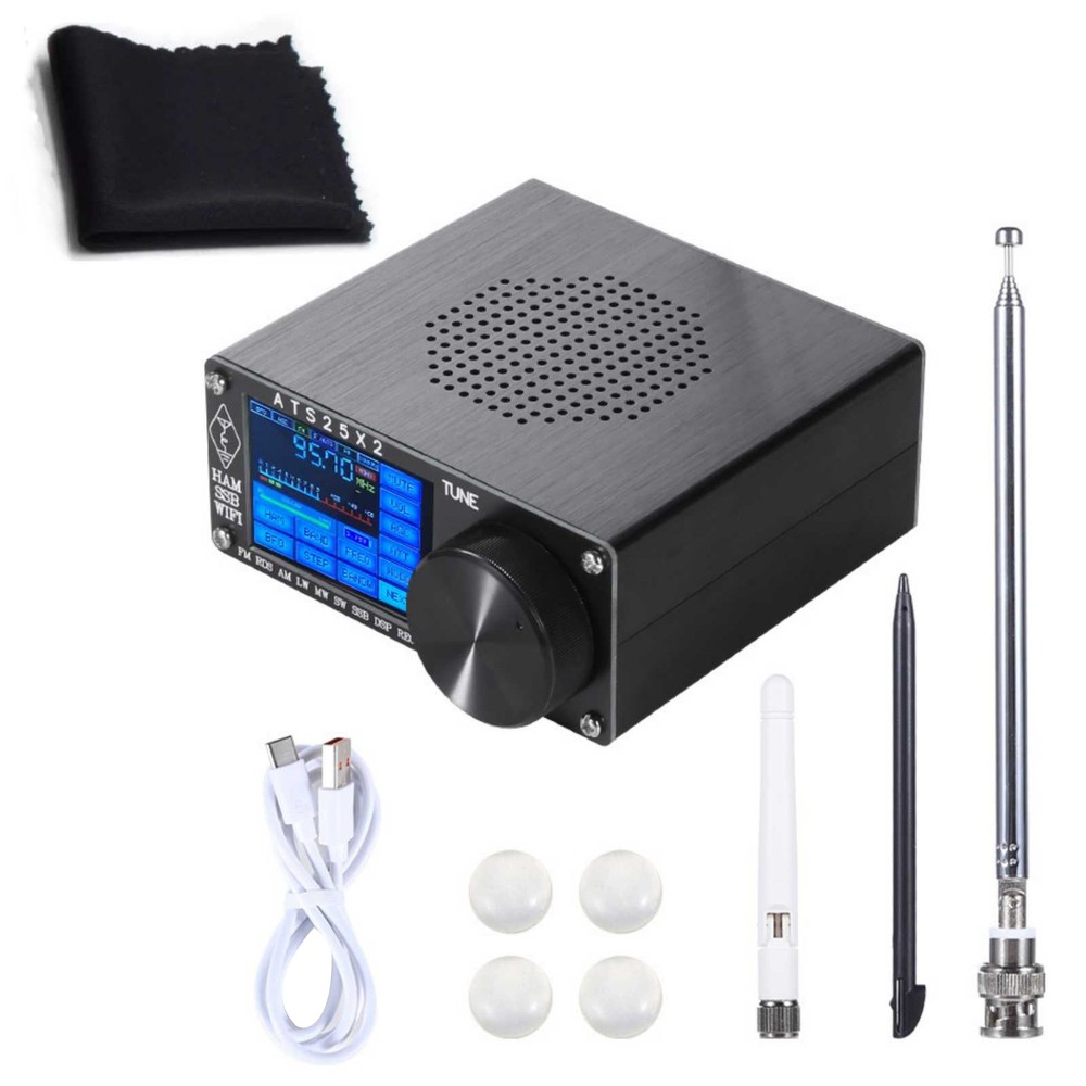 Multi-Function ATS25X2 WIFI Radio Receiver FM RDS AM LW MW SW SSB DSP Antenna