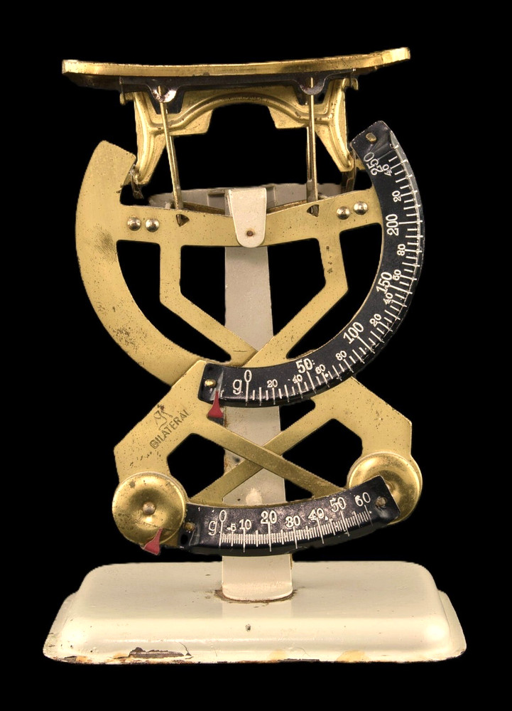 Bilateral German Postal Letter Scale 250 Grams