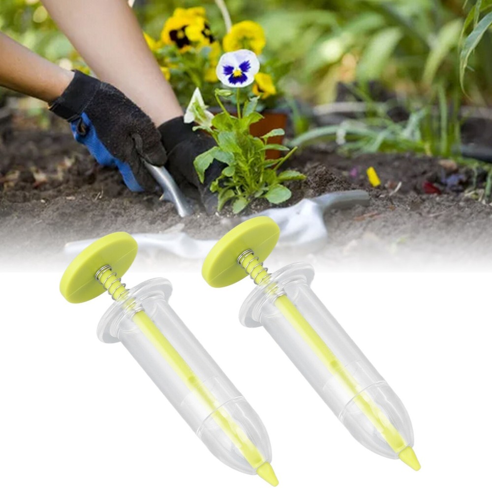 2pcs Mini Sowing Seed Dispenser Sower Small Seed Spreader Adjustable Handheld