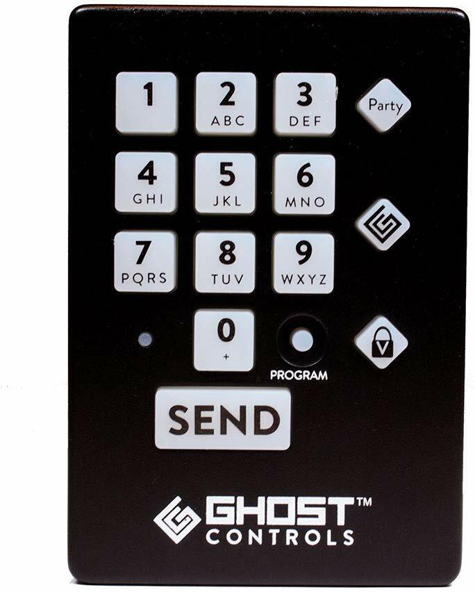 Ghost Controls AXWK Premium Wireless Keypad for Automatic Driveway Gate Opener