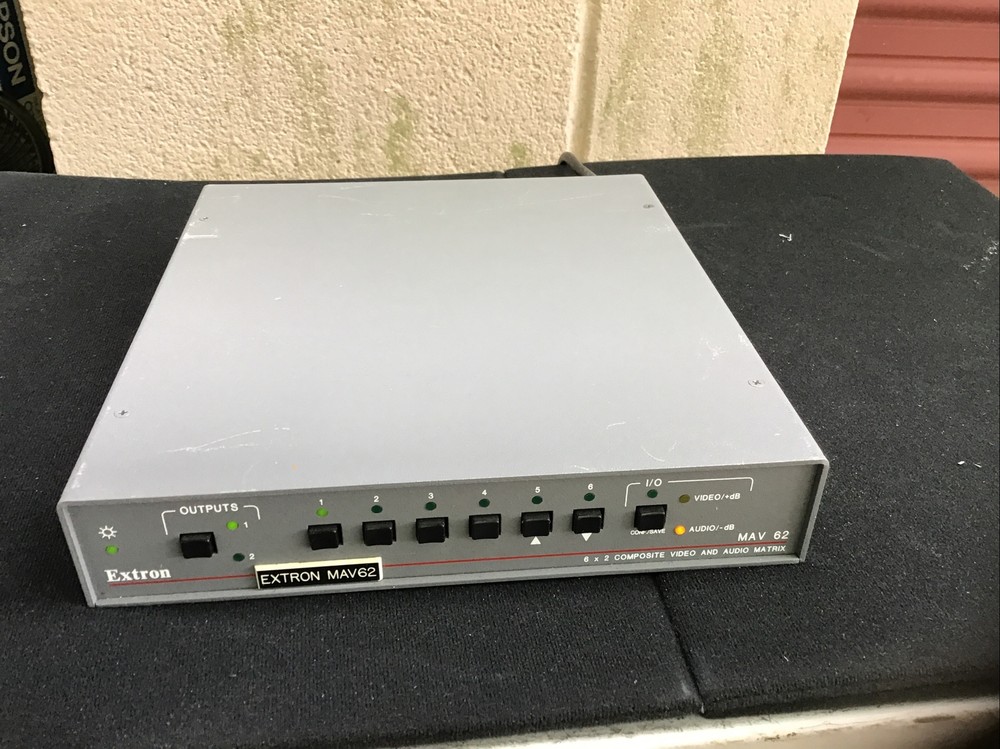 Extron 6x2 Composite Video And Audio Matrix MAV 62