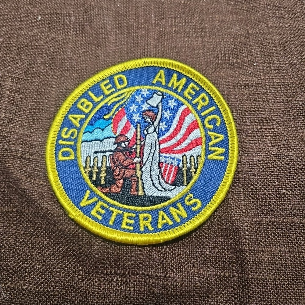 JACKET PATCH DISABLED AMERICAN VETERANS 3"