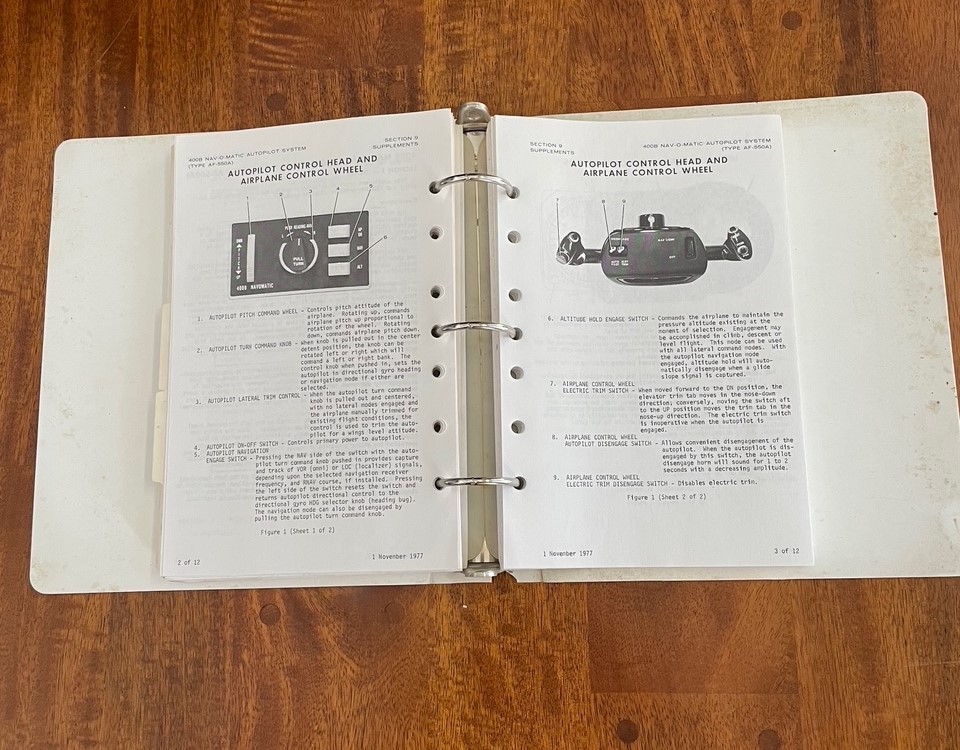 Cessna 414a Pilots Operating Handbook