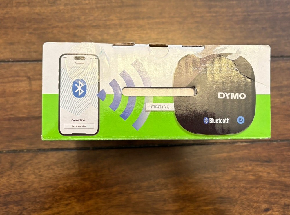 Dymo Bluetooth Compact Wireless Label Maker Thermal Printer LetraTag 200B