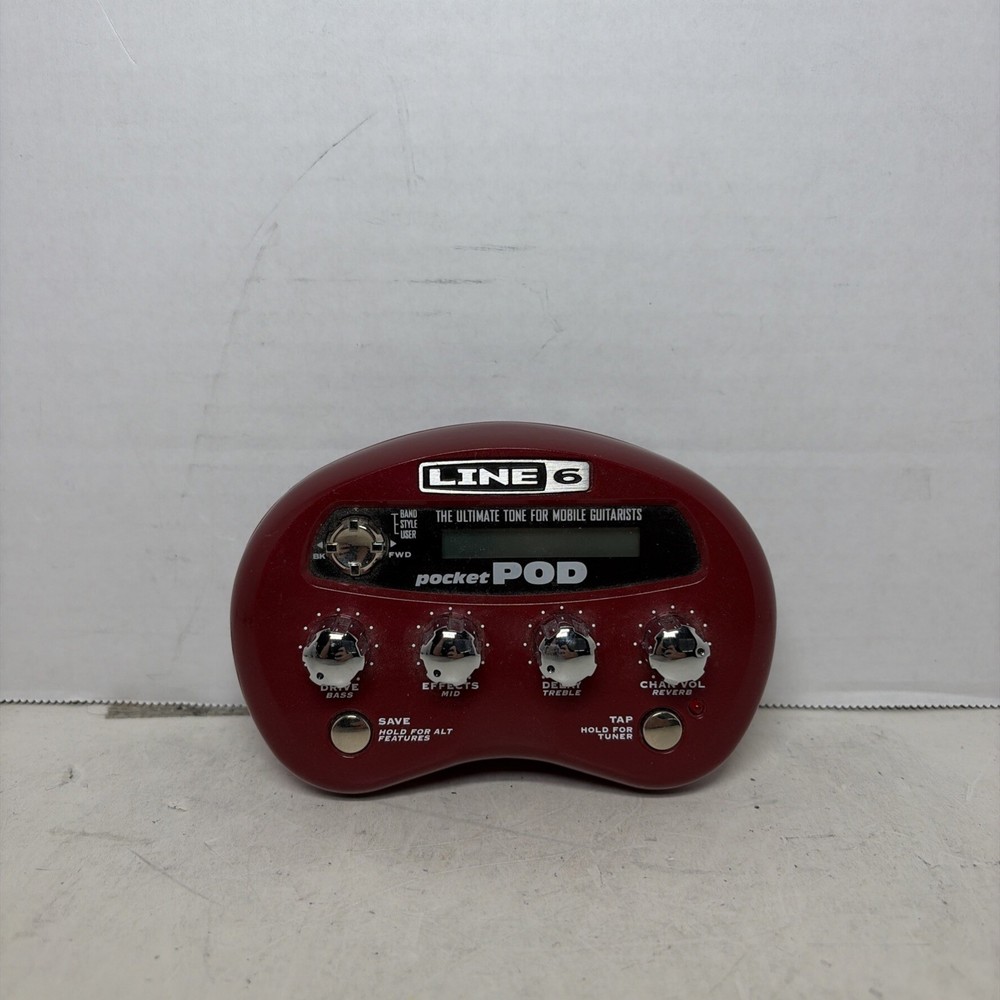 Line 6 Pocket POD Multi-Effects Guitar Effect Control Battery Powered Portable